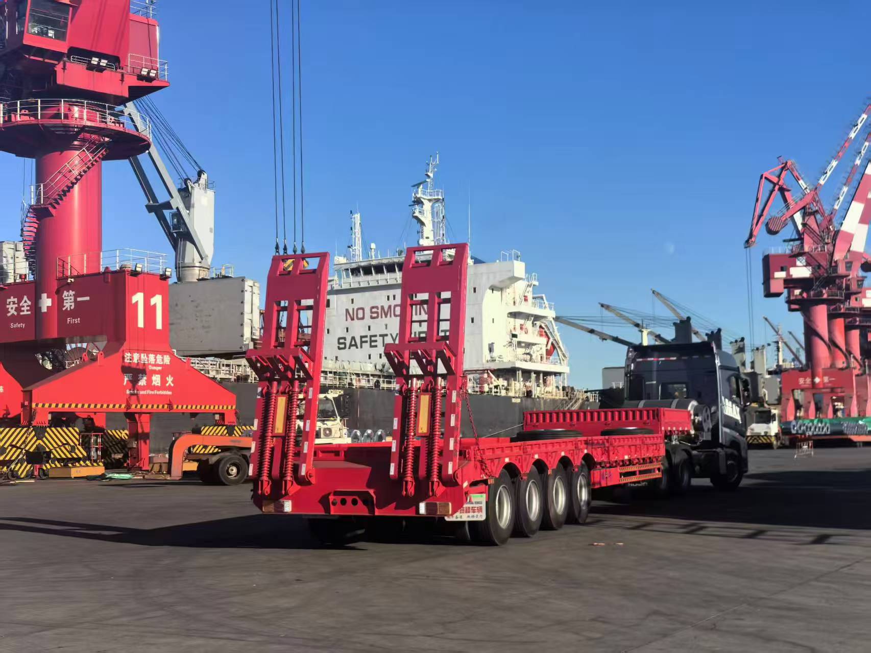 Trailer deck export