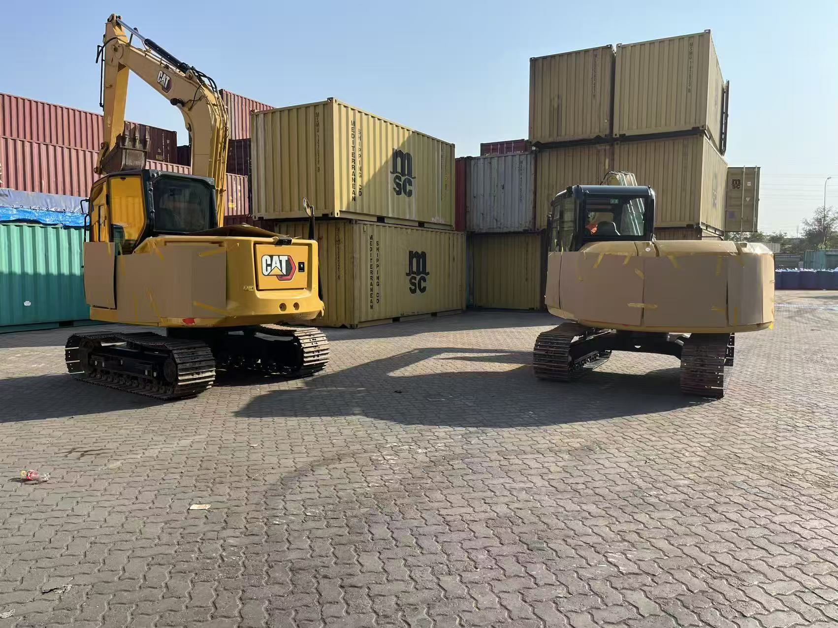 Mini excavator exports